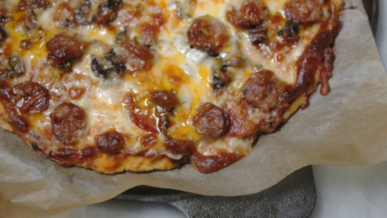 Low carb dinkel pizza